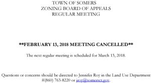 Icon of 20180213 ZBA Meeting Cancelled