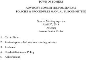 Icon of 20180405 Policies And Procedures Manual Subcommittee Special Meeting Agenda