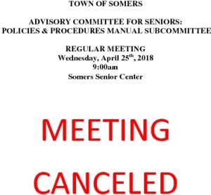 Icon of 20180425 CANCELLATION Of Policies And Procedures Manual Subcommittee