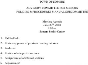Icon of 20180620 Policies And Procedures Manual Subcommittee Meeting Agenda