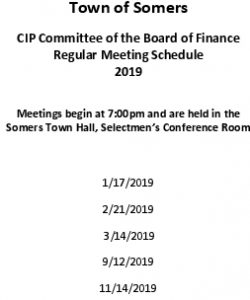 Icon of 2019 CIP Meeting Schedule