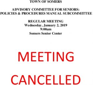 Icon of 20190102 CANCELLATION Of Policies And Procedures Manual Subcommittee