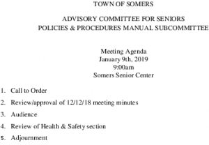 Icon of 20190109 Policies And Procedures Manual Subcommittee Meeting Agenda