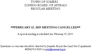 Icon of 20190212 ZBA Meeting Cancelled